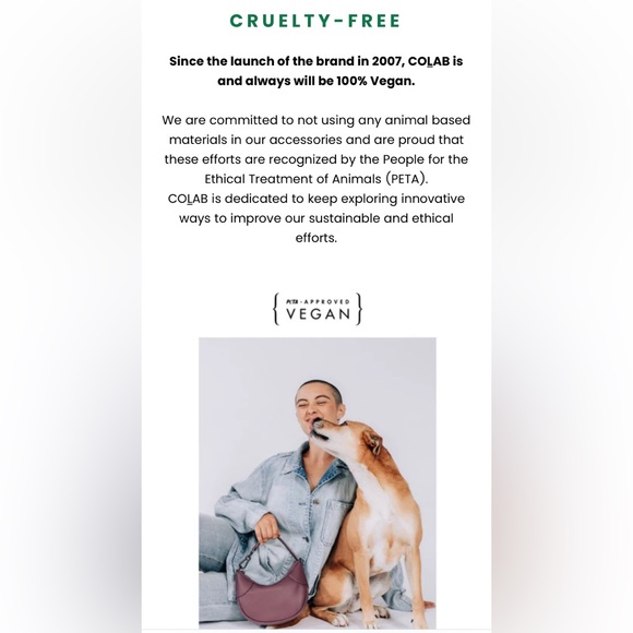 🚨COLAB COLLECTION -VEGAN Friendly 🦮 🚨Brand Notification Alert🚨 - Picture 5 of 16